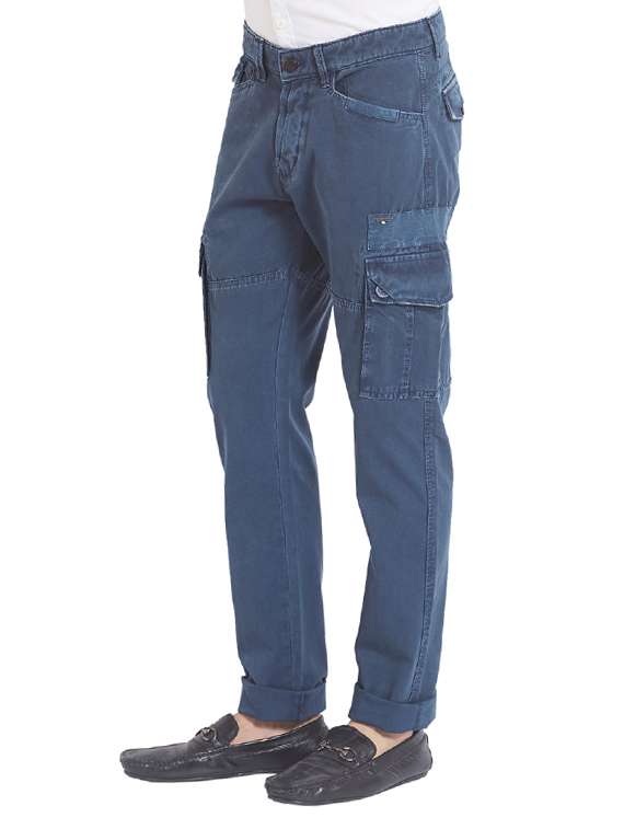 blue cotton cargos - 14331982 -  Standard Image - 1