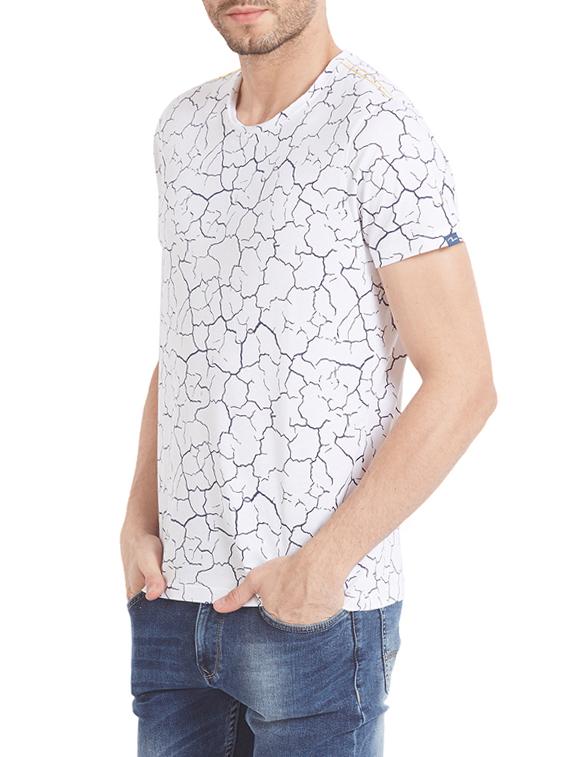 monochrome white cotton t-shirt - 14332177 -  Standard Image - 1