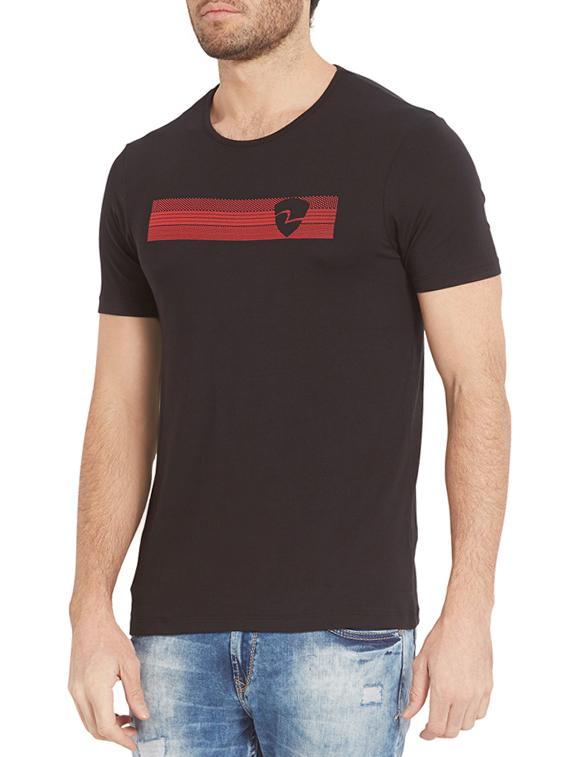 black cotton t-shirt - 14332198 -  Standard Image - 1