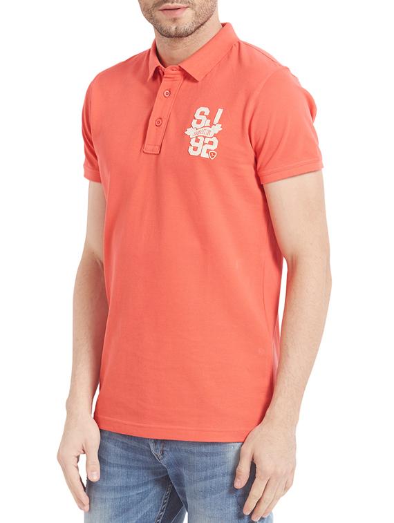 orange cotton polo t-shirt - 14332221 -  Standard Image - 1