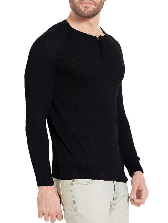 black cotton t-shirt - 14332238 - Standard Image - 1