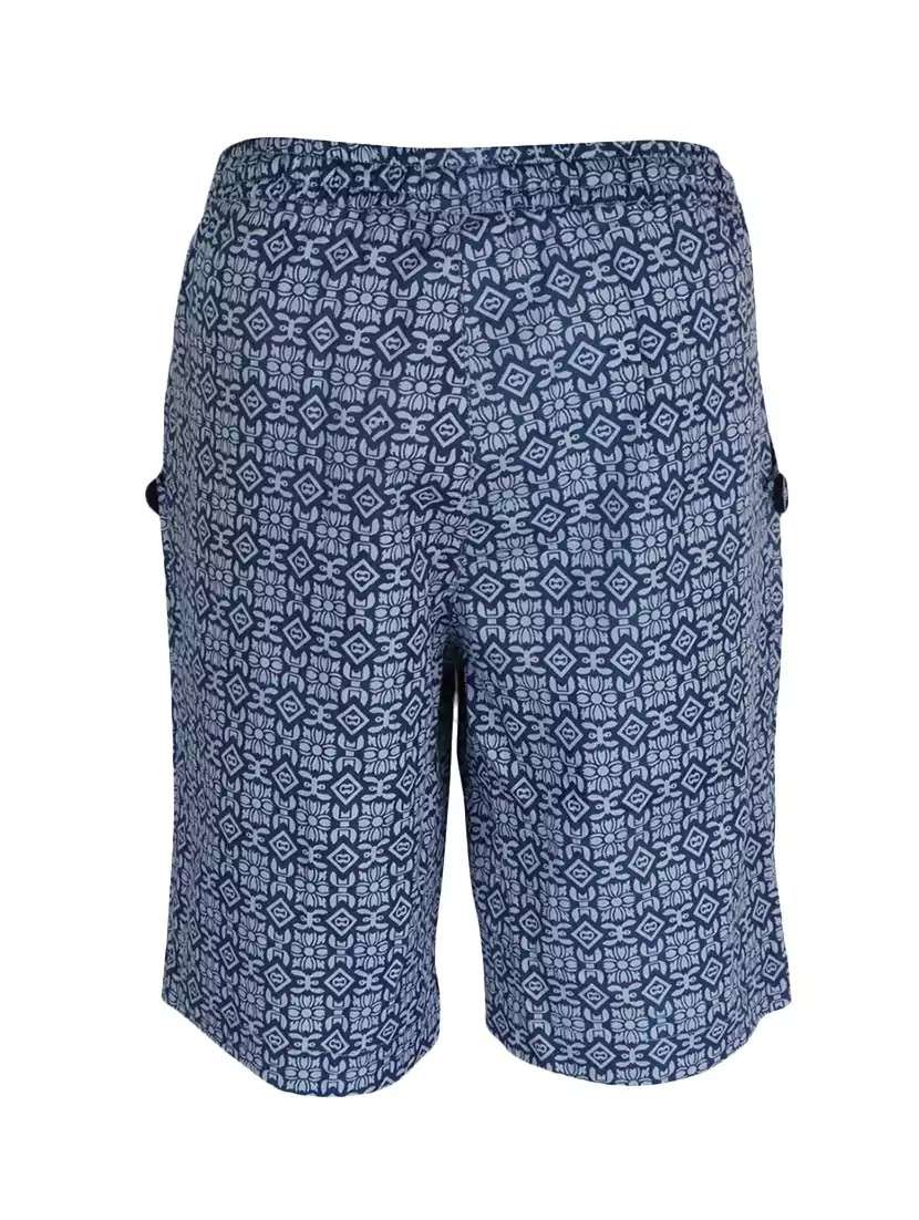 blue cotton three fourth - 14333852 - Standard Image - 1