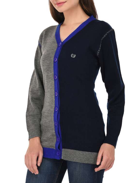 multicolored woollen cardigan - 14335856 -  Standard Image - 1