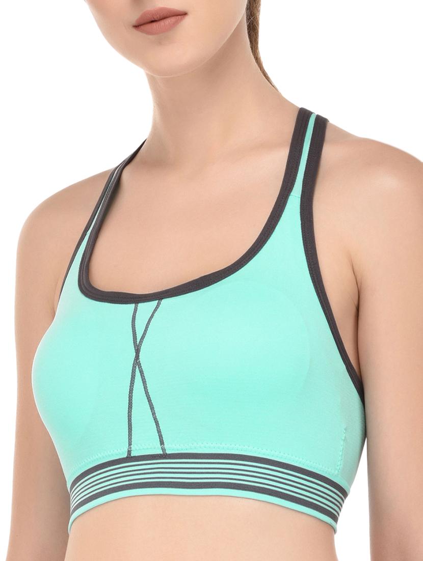 racer back sports bra - 14349086 - Standard Image - 1