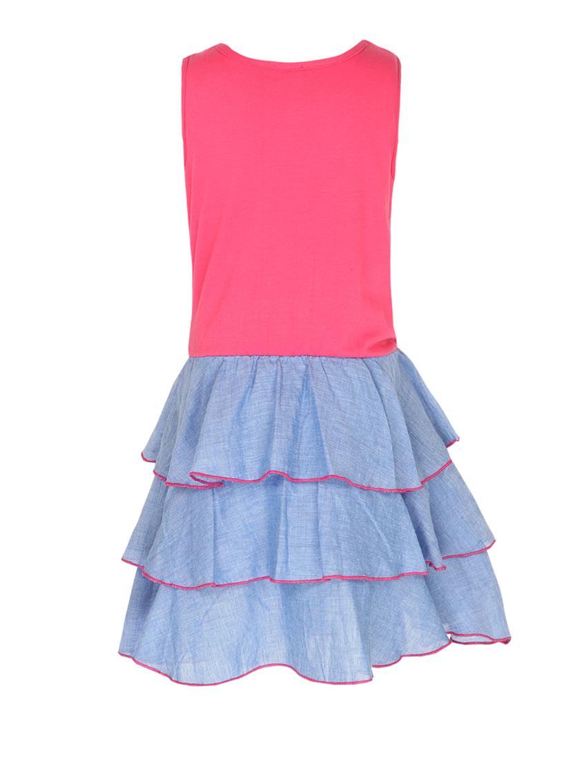 girls round neck sleeveless frock - 14358860 - Standard Image - 1