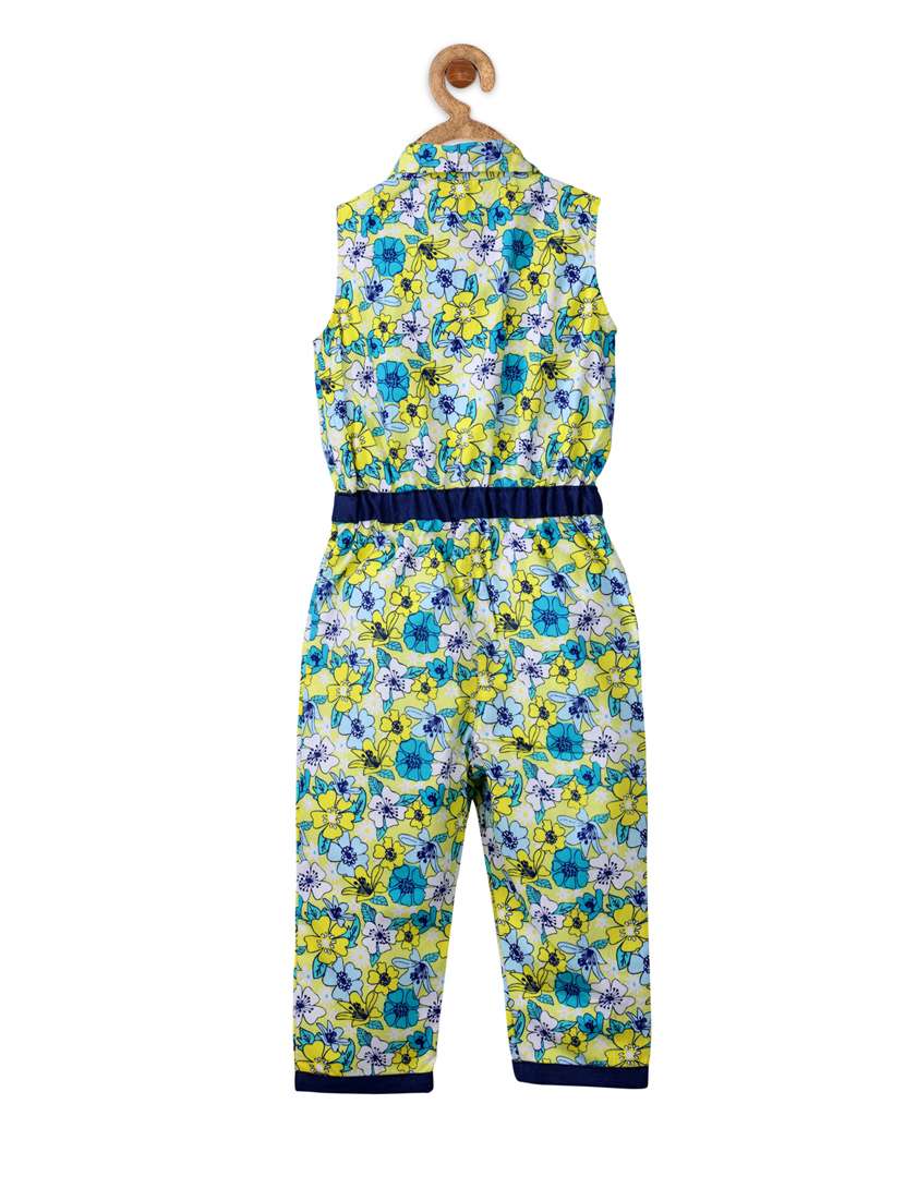 blue cotton jump suit - 14359012 -  Standard Image - 1