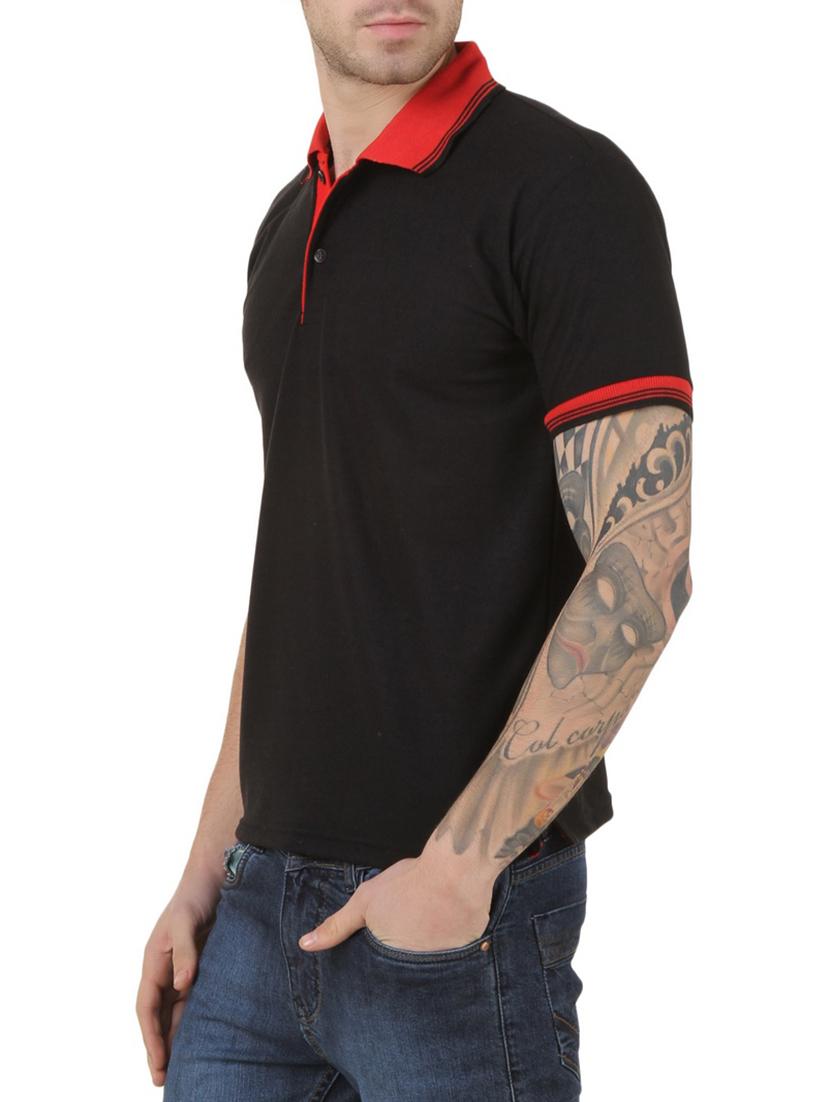 black cotton  t-shirt - 14363281 -  Standard Image - 1