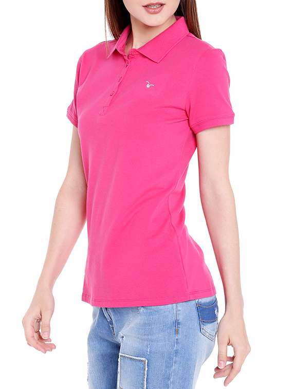 pink solid tshirt - 14367792 - Standard Image - 1