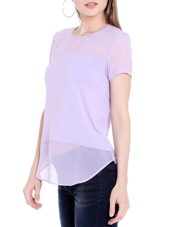 light purple cotton top - 14367853 -  Standard Image - 1