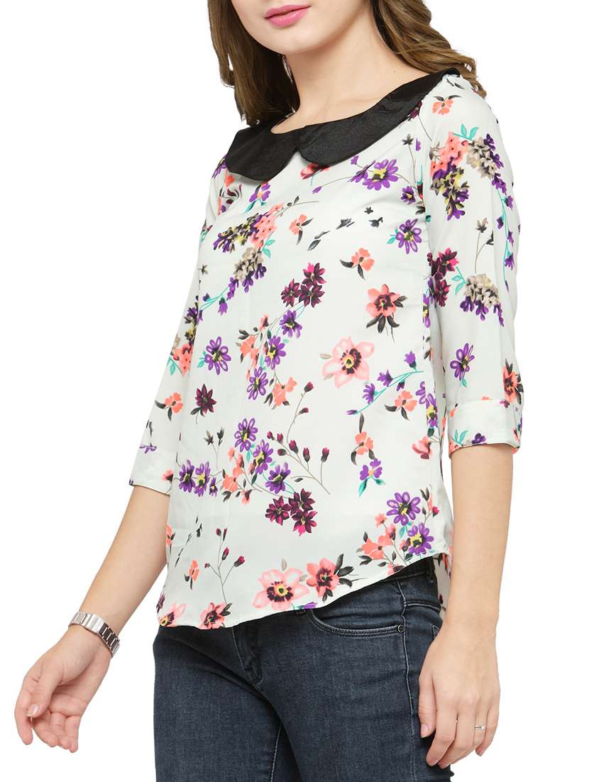 women's straight collared top - 14371135 -  Standard Image - 1