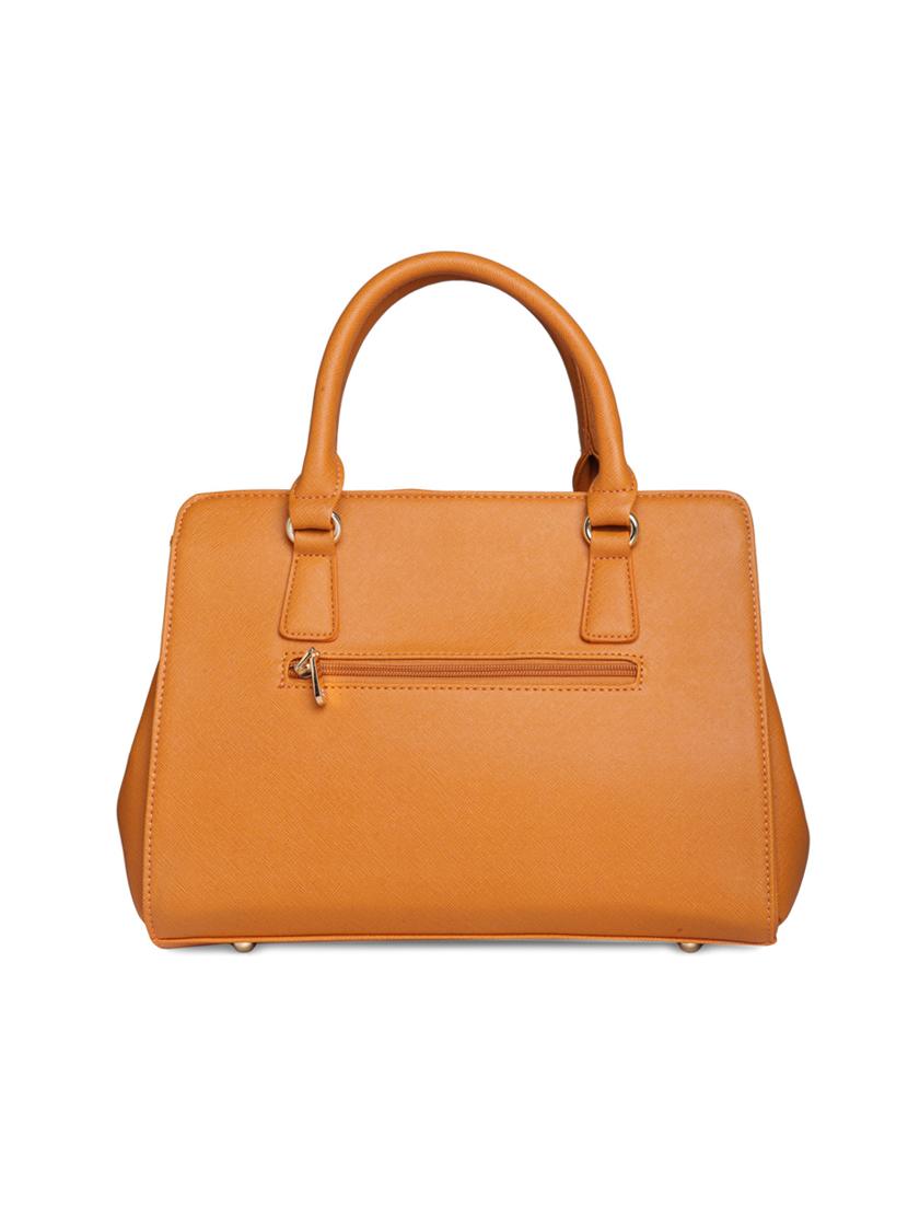 brown leatherette  regular handbag - 14373228 -  Standard Image - 1