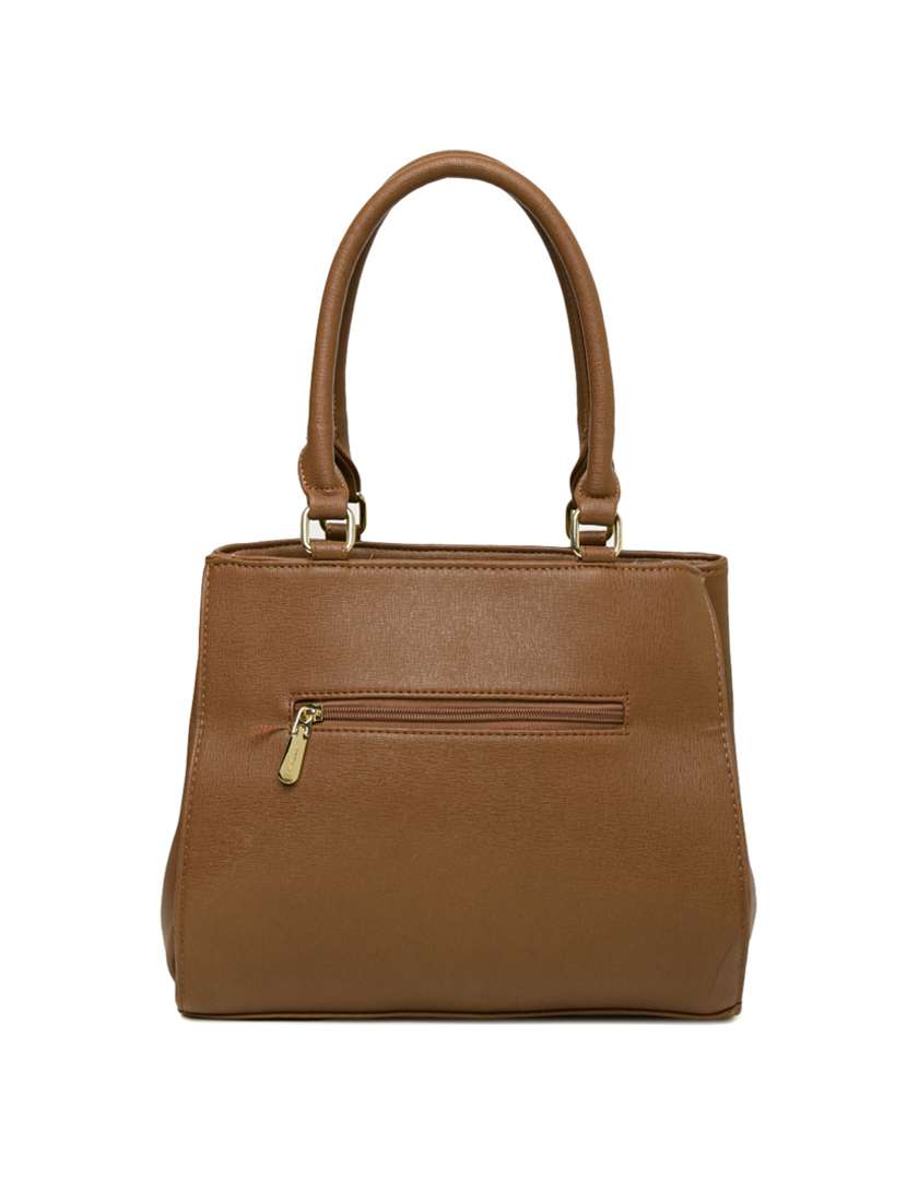 brown leatherette  regular handbag - 14373230 -  Standard Image - 1