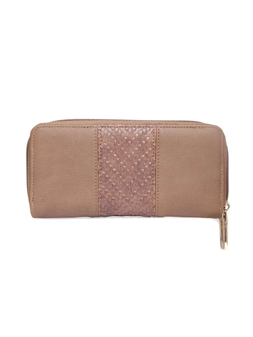 brown leatherette wallet - 14373248 -  Standard Image - 1