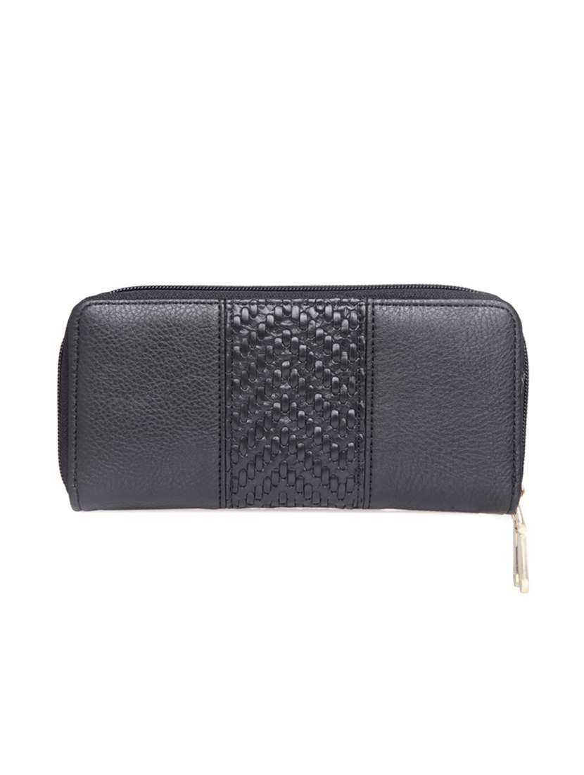 black leatherette wallet - 14373249 -  Standard Image - 1