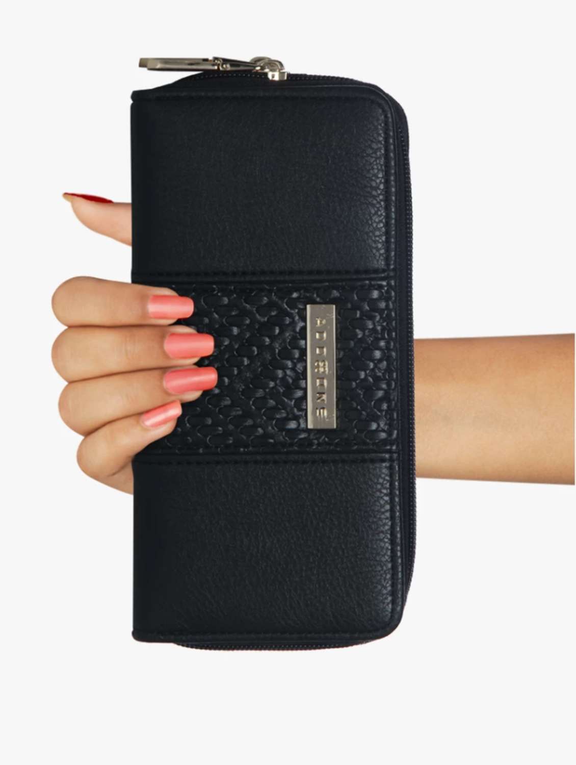 black leatherette wallet - 14373249 -  Standard Image - 4