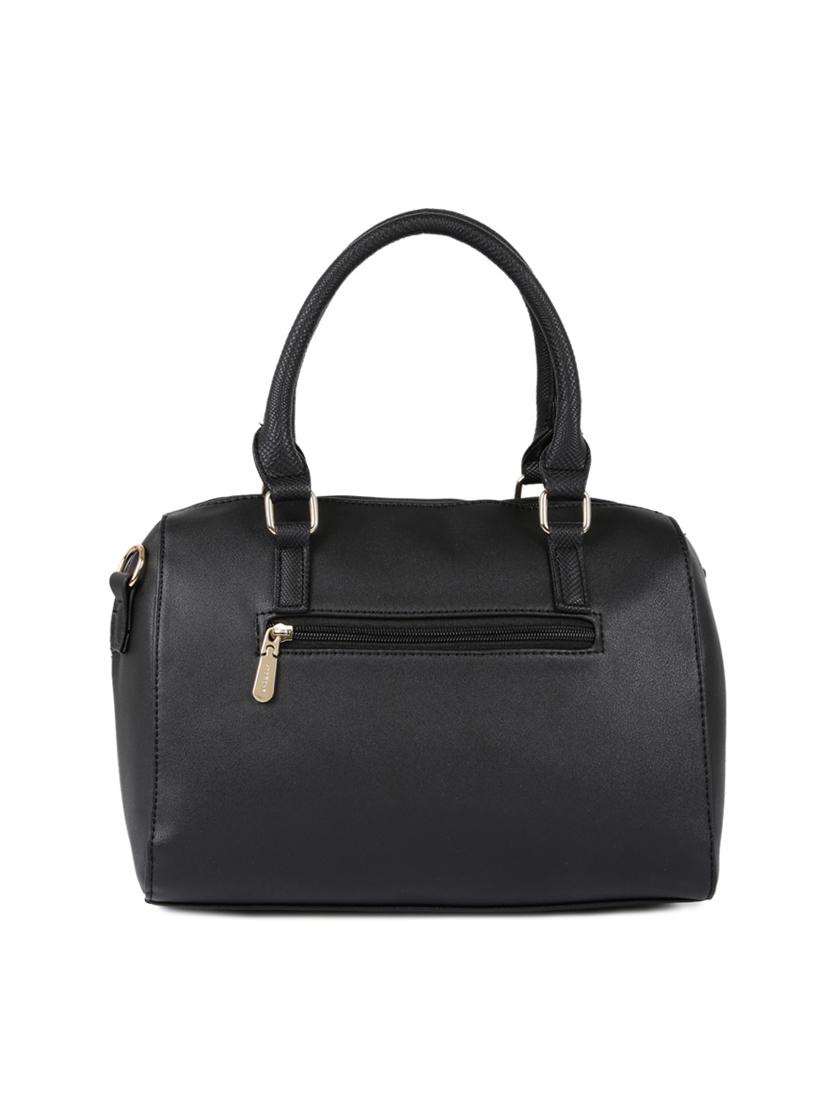 black leatherette handbag - 14373262 -  Standard Image - 1