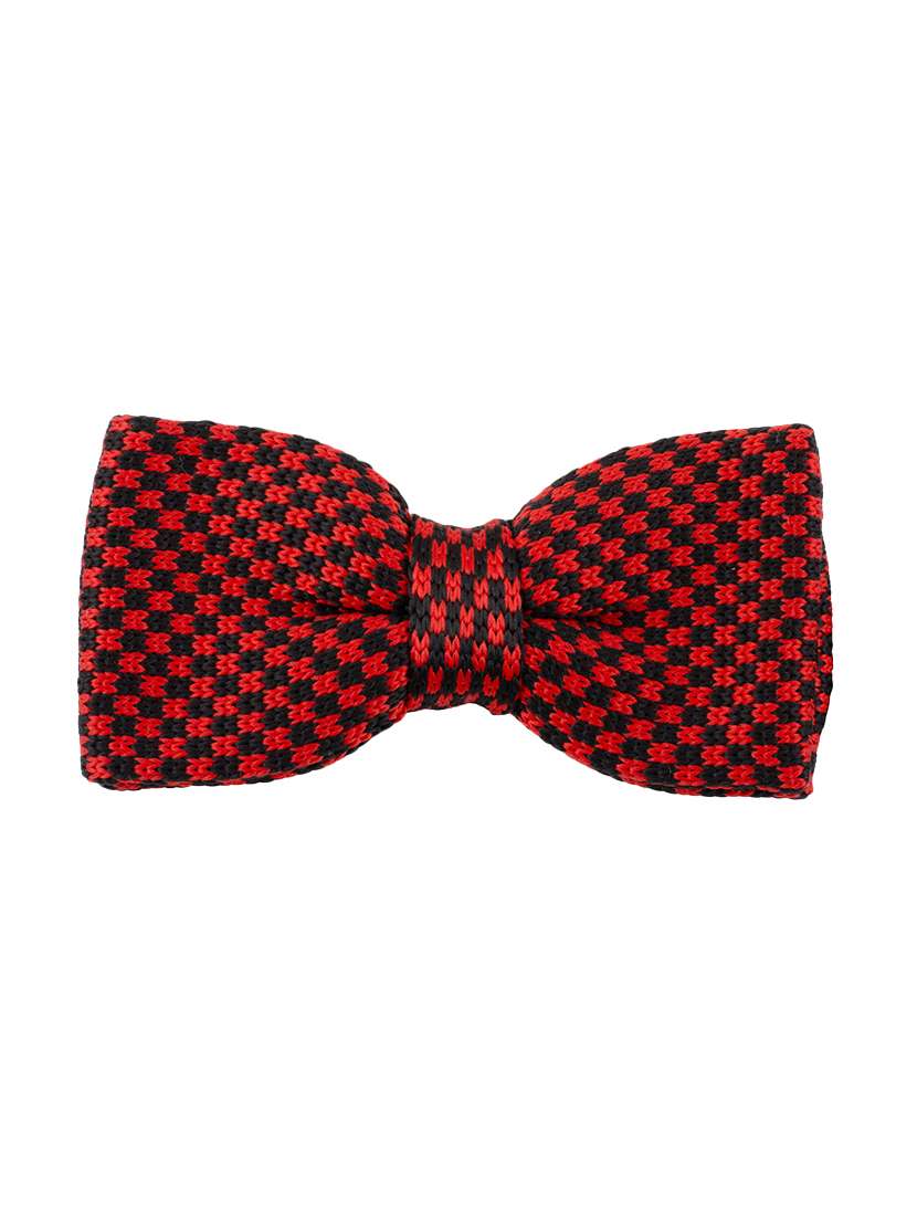 red micro fibre bow tie - 14375080 -  Zoom Image - 0