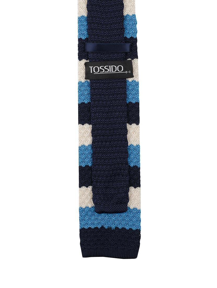 blue micro fibre tie - 14375197 -  Standard Image - 1