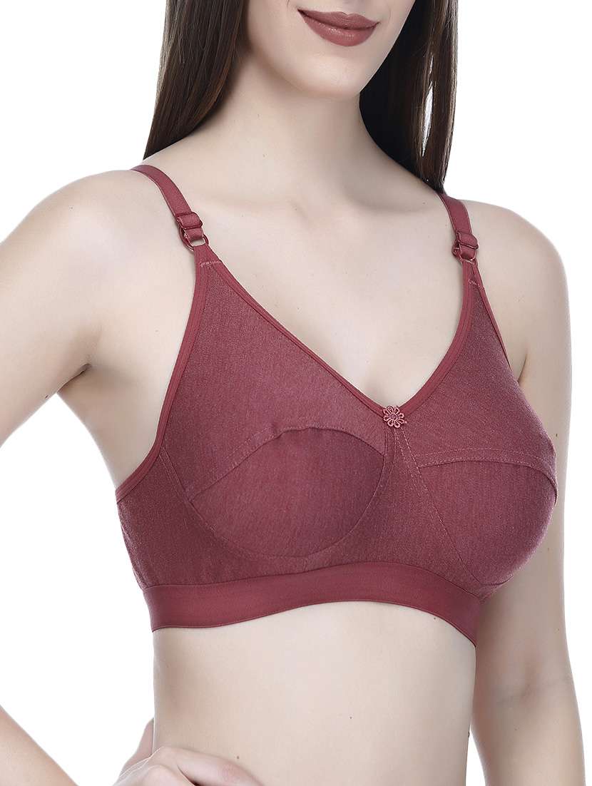 bow patch solid bra - 14376036 - Standard Image - 1