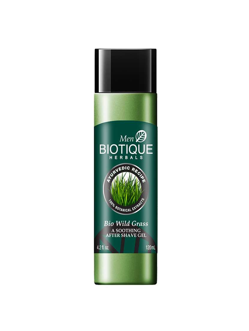 biotique bio wild grass after shave gel - 14377468 -  Standard Image - 1