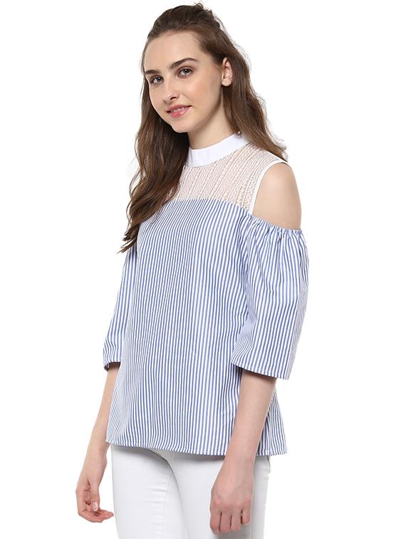 women's straight mock neck top - 14381053 -  Standard Image - 1