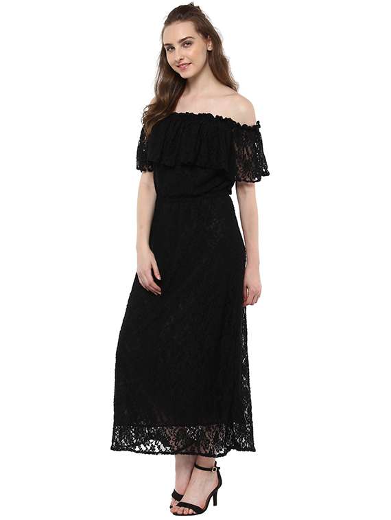 black lace dress - 14381065 -  Standard Image - 1
