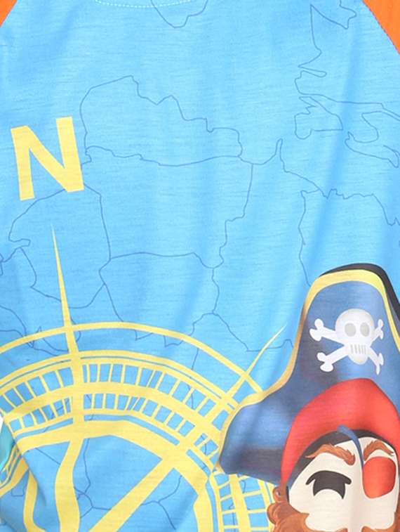 raglan sleeved graphic print t-shirt - 14387510 - Standard Image - 4