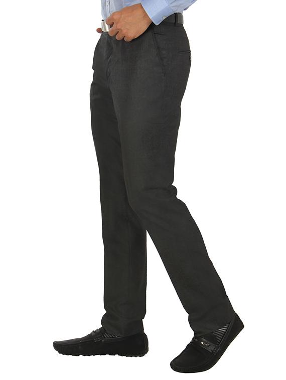 black polyester formal trouser - 14387590 -  Standard Image - 1