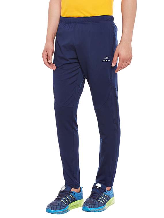 navy blue polyester track pant - 14389855 - Standard Image - 1