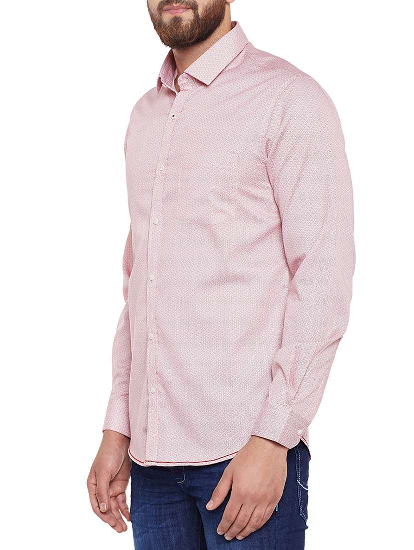 pink cotton casual shirt - 14390940 -  Standard Image - 1