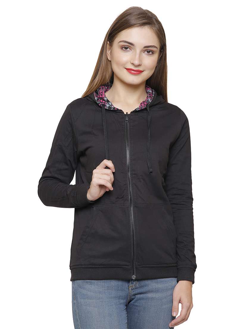 black cotton reversible jacket - 14393327 - Standard Image - 4