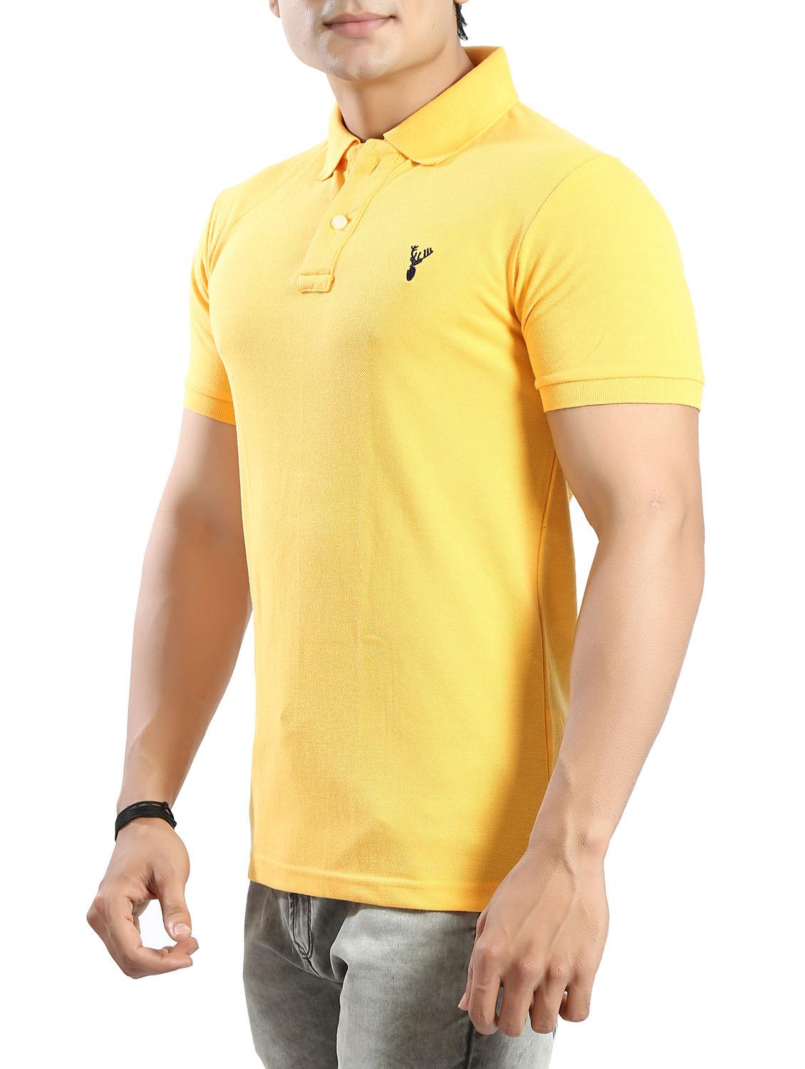 yellow cotton t-shirt - 14393975 - Standard Image - 1