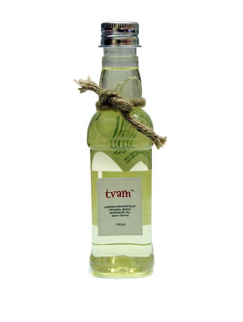 Massage Oil- Lemon Grapefruit & Fennel - Tvam