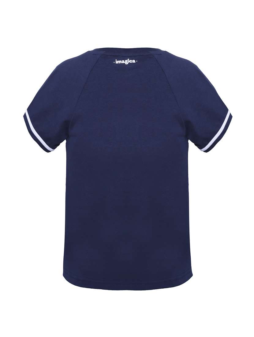 navy blue cotton blend tshirt - 14395842 -  Standard Image - 1