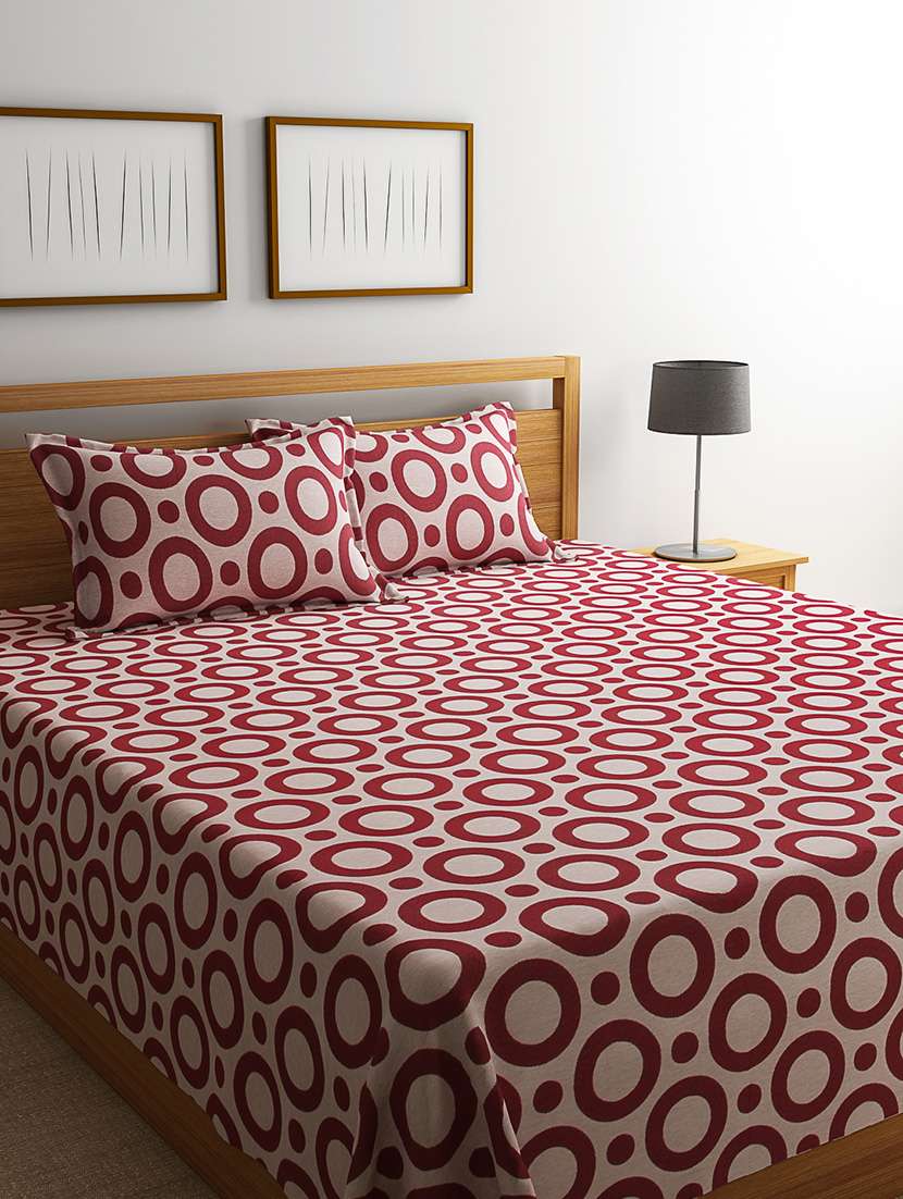 majestic polycotton bed cover with 2 pillow covers