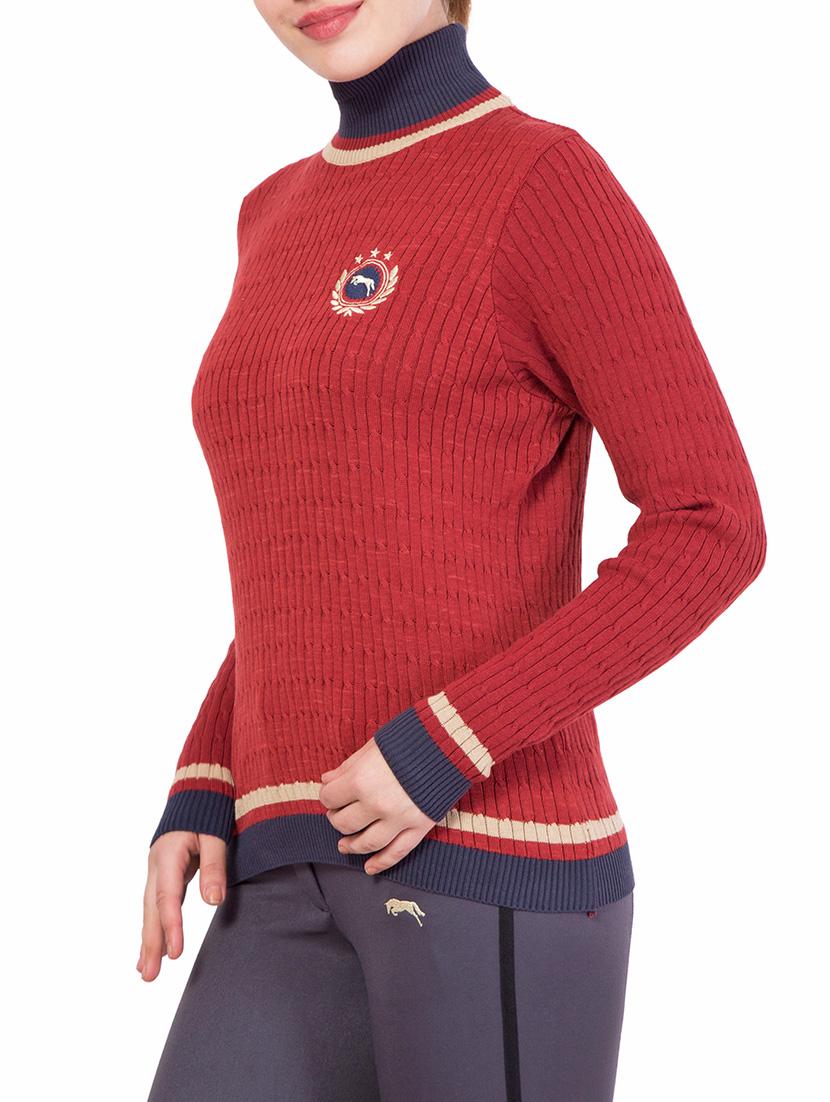 red cotton pullover - 14415723 - Standard Image - 1