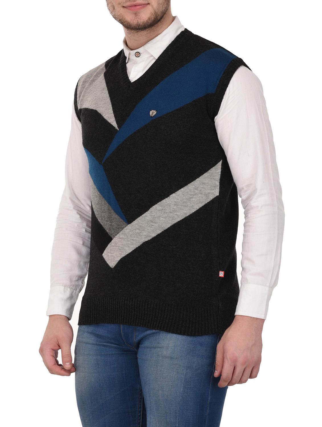 black acrylic pullover - 14425126 - Standard Image - 1