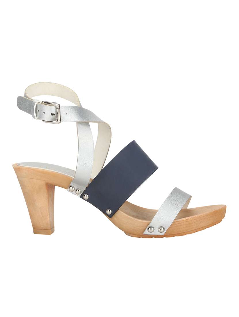 silver ankle strap sandal - 14427336 -  Standard Image - 1