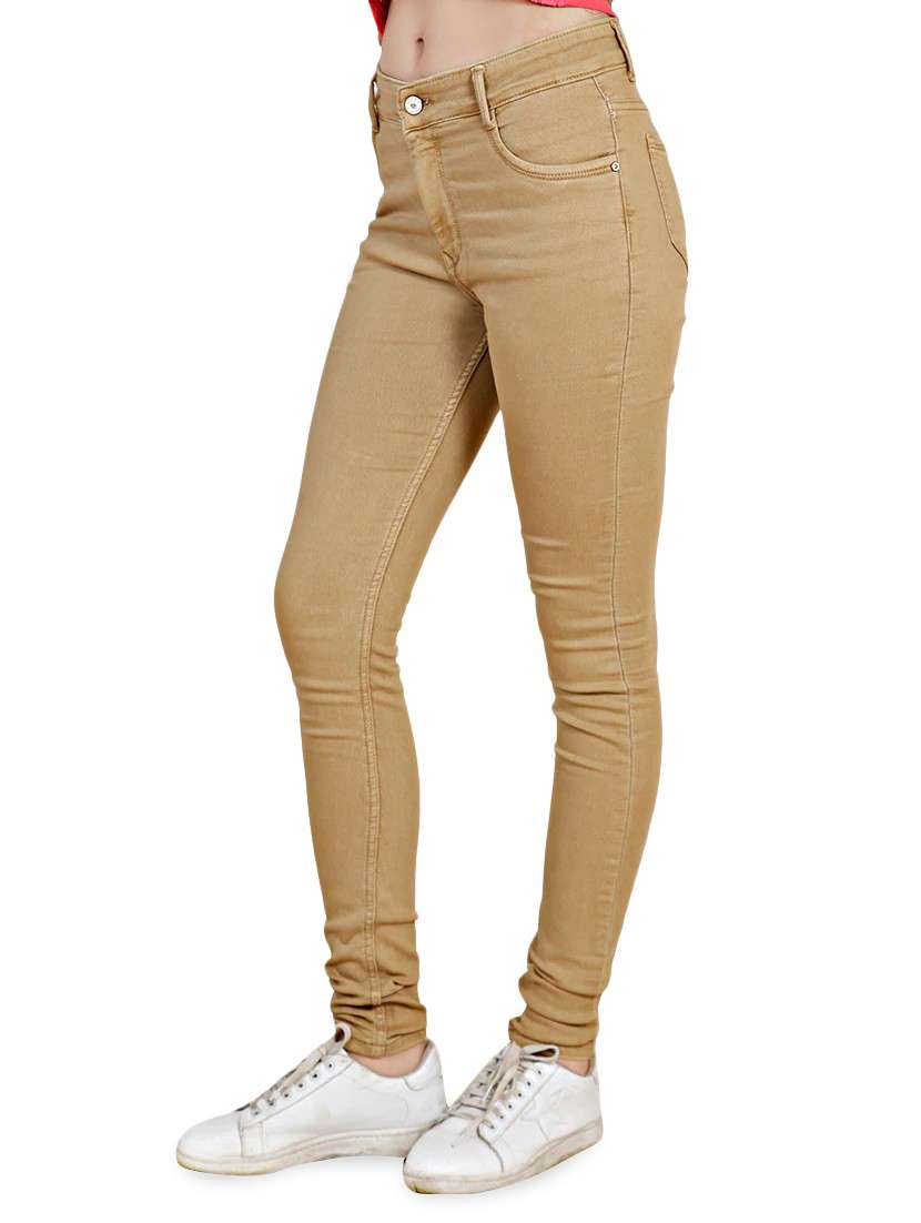 women's plain slim fit jeans - 14432321 -  Standard Image - 1