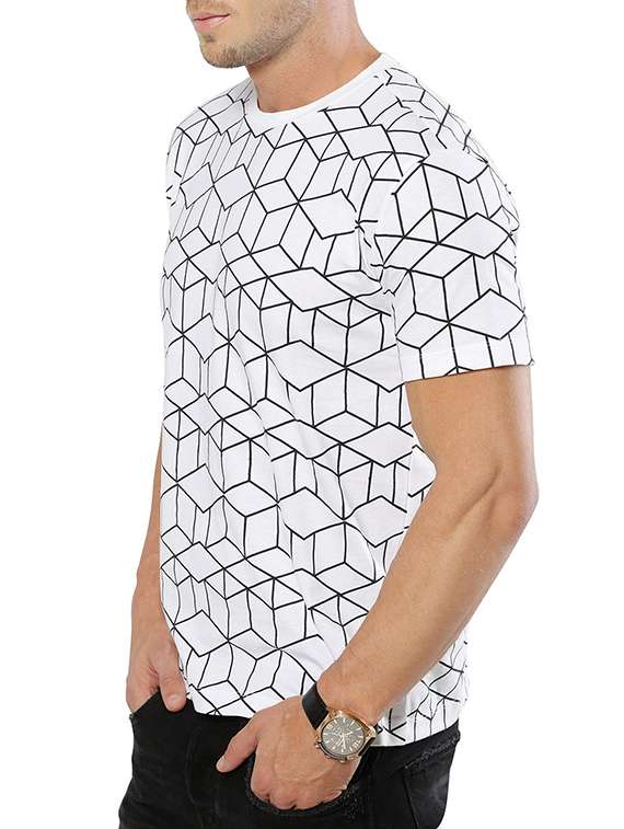 monochrome cotton t-shirt - 14435172 -  Standard Image - 1