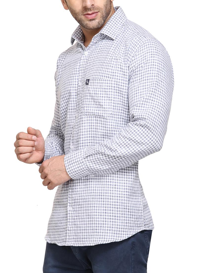 white cotton casual shirt - 14435309 - Standard Image - 1
