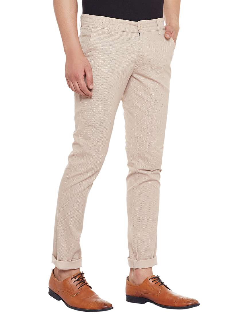 Beige Cotton Chinos - 14436799 -  Standard Image - 1