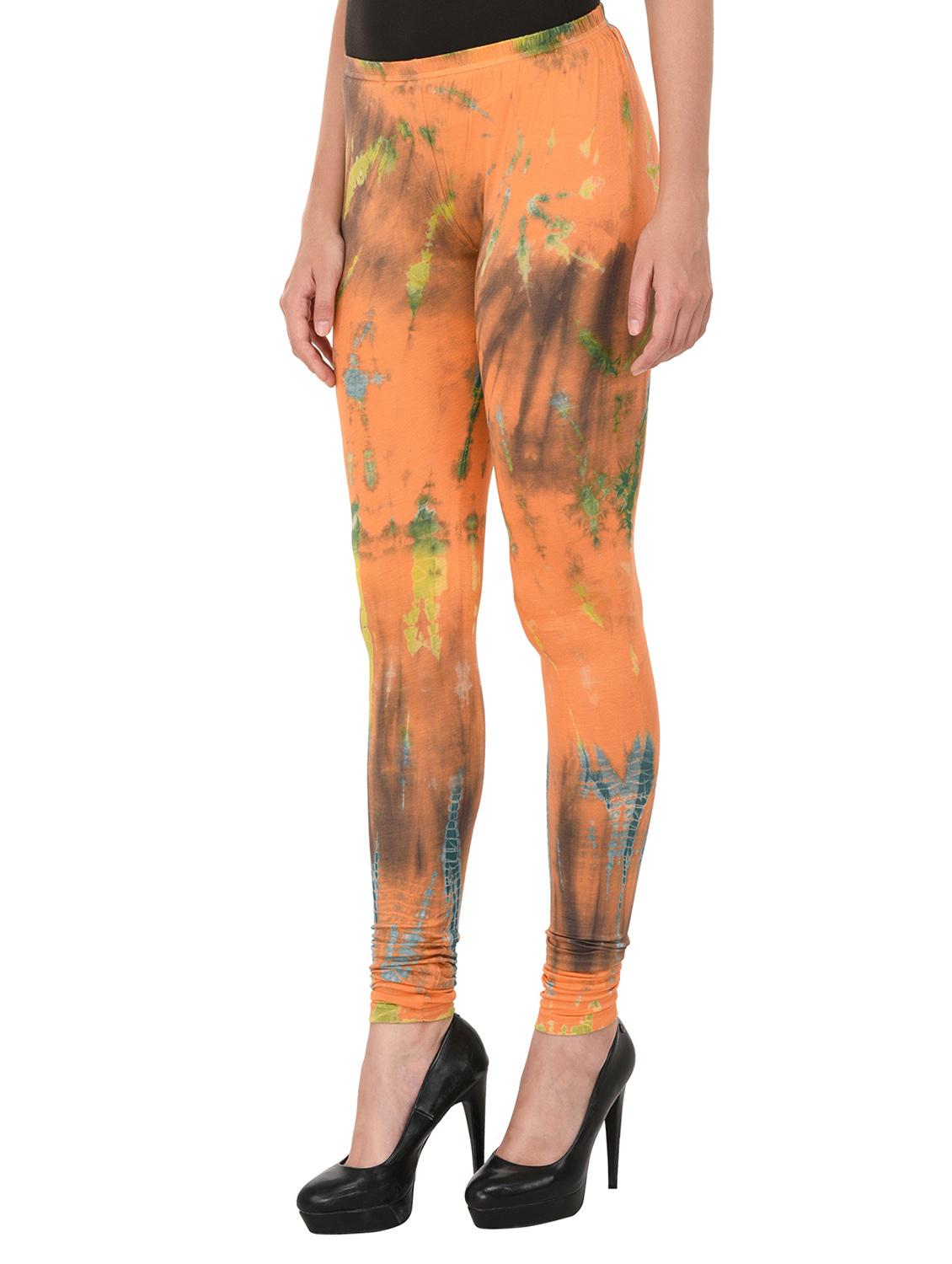 orange printed legging - 14439841 -  Standard Image - 1