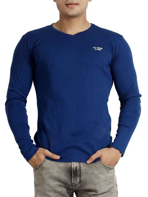 dark blue cotton t-shirt - 14453150 -  Standard Image - 0