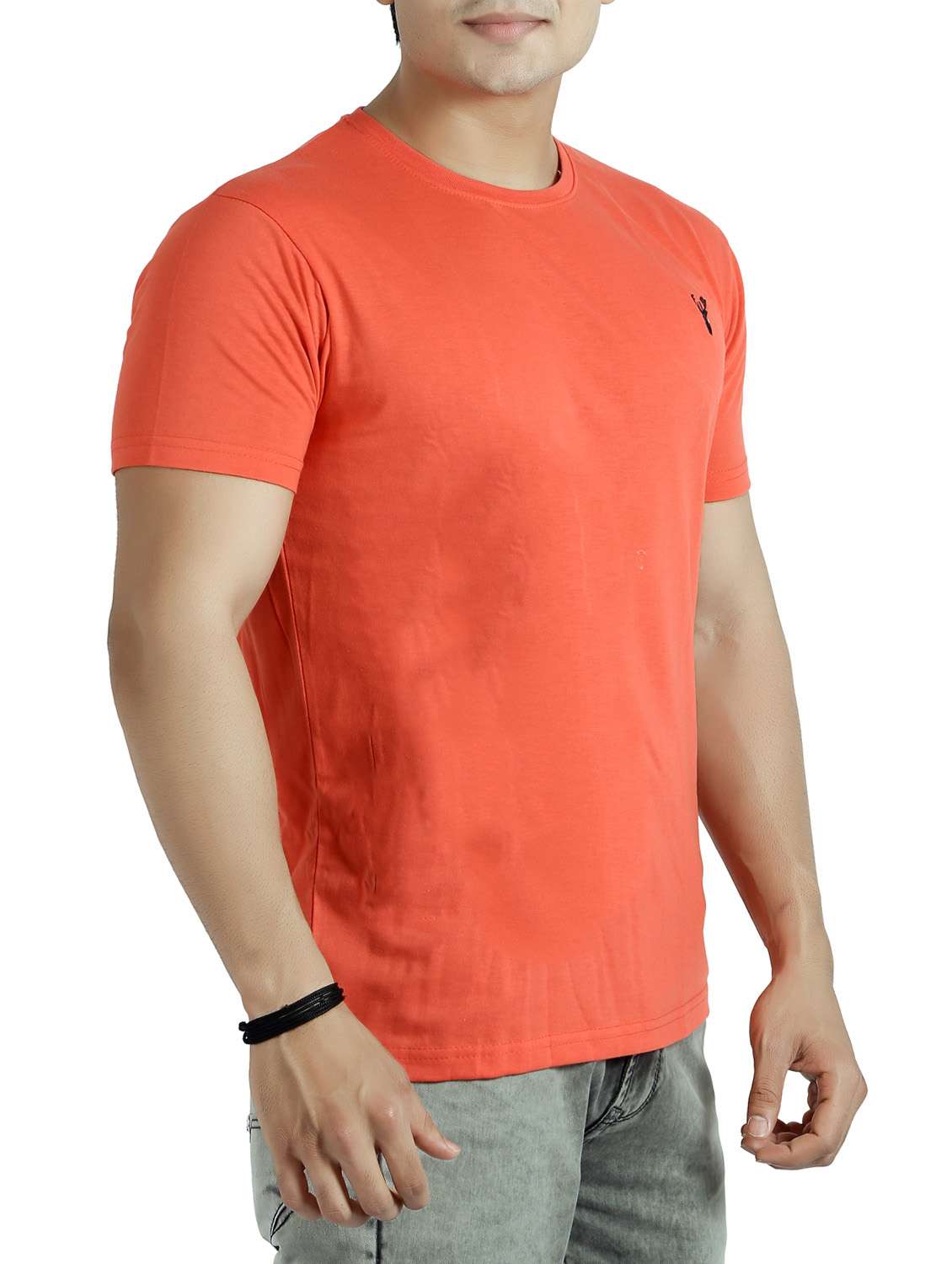 peach cotton t-shirt - 14453163 -  Standard Image - 1