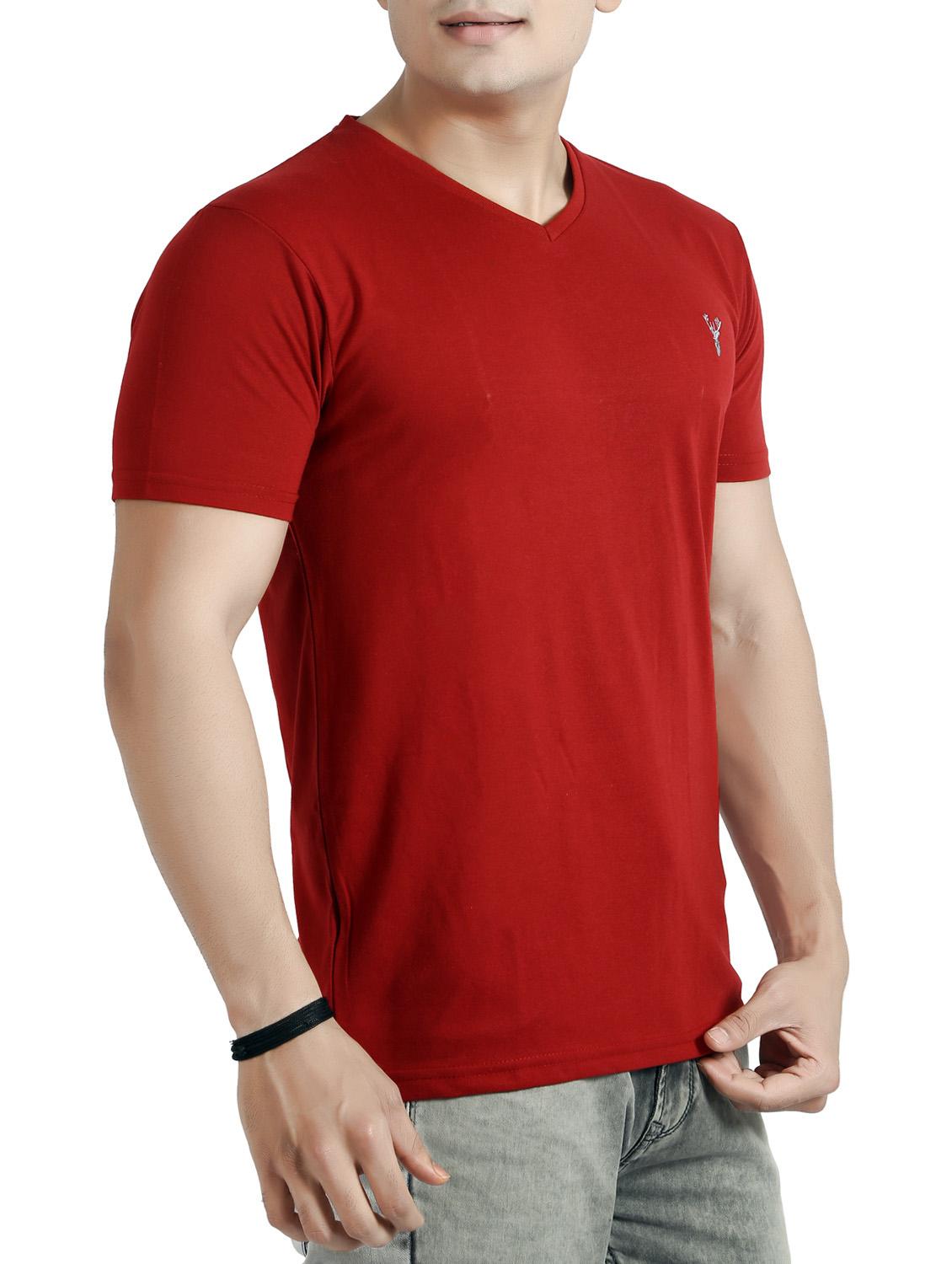 red cotton t-shirt - 14453171 -  Standard Image - 1