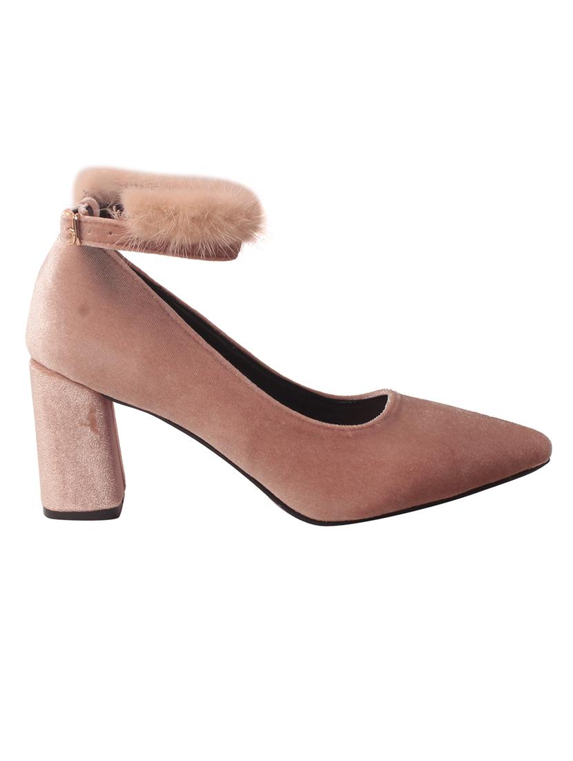 nude ankle strap sandal - 14457071 - Standard Image - 1