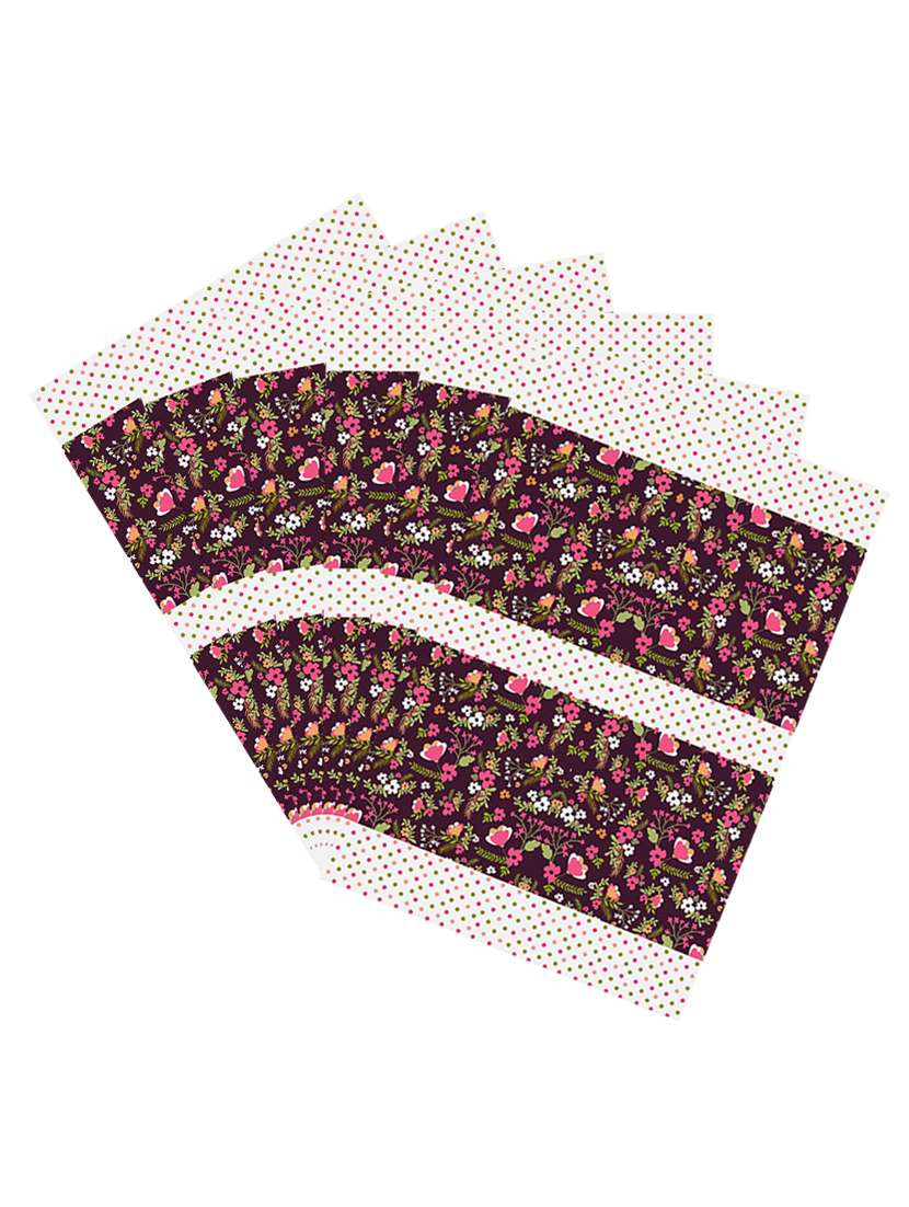 printed polyester set of 6 placemat