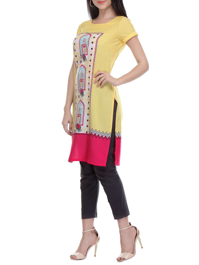 limeroad crepe kurtis