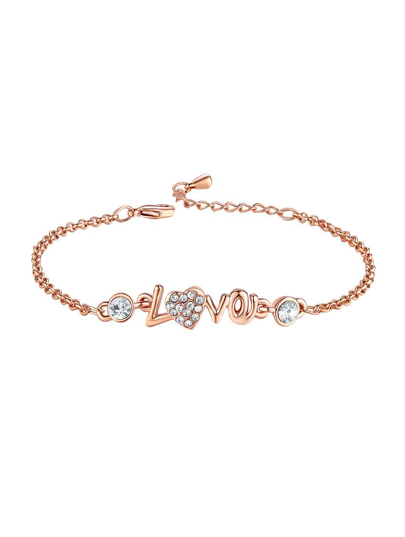 gold metal links bracelet